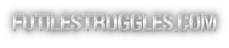 Futilestruggles.com women tied up rediculously tight in lots of rope